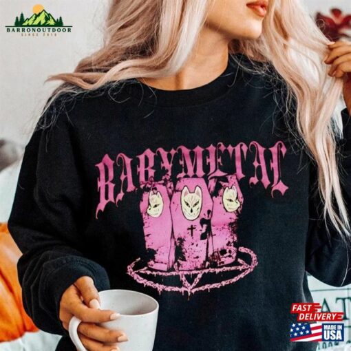 Babymetal Coffin Logo Shirt T-Shirt The Babyklok Tour 2023 Sweatshirt Hoodie