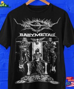 Babymetal J Pop Rock Heavy Metal Graphic Short Sleeve Tee Hoodie Classic