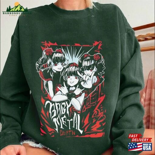 Babymetal Japanese Kawaii Metal Band Shirt Suzuka Nakamoto Su Meta Sweatshirt Hoodie