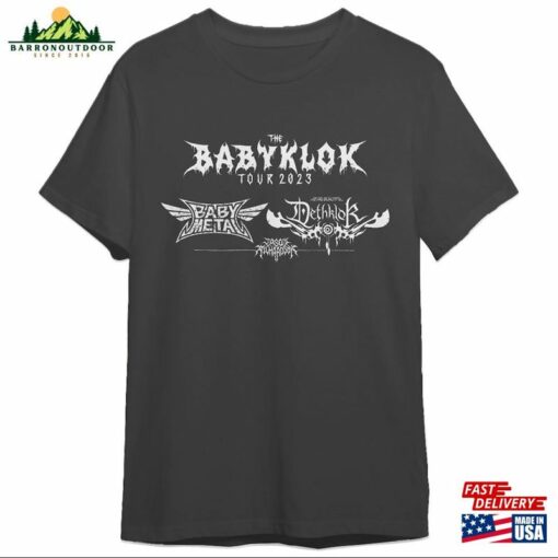 Babymetal Shirt J Pop Rock Heavy Metal Graphic Short Sleeve Tee Unisex Classic