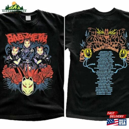 Babymetal The Babyklok Tour 2023 Dethklok Shirt Vintage Bandtee Sweatshirt Classic