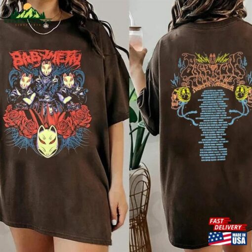 Babymetal The Babyklok Tour 2023 Dethklok Shirt Vintage Bandtee Sweatshirt Classic