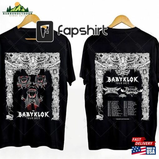 Babymetal X Dethklok Tour 2023 T-Shirt Exclusive Gift For Fans Her Classic Sweatshirt