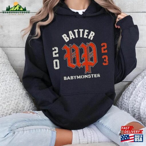 Babymonster Kpop Hoodie Batter Up Shirt Debut Sweatshirt