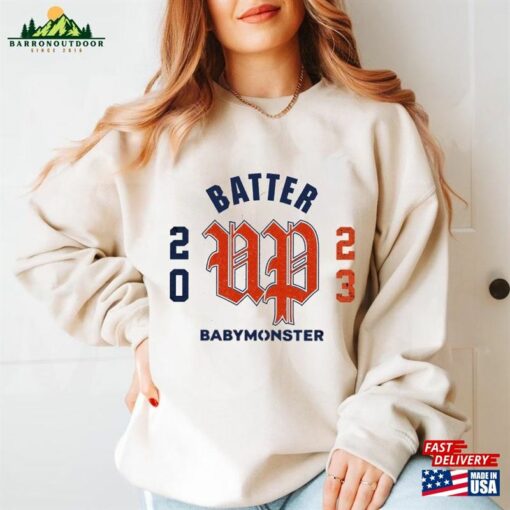 Babymonster Kpop Hoodie Batter Up Shirt Debut Sweatshirt