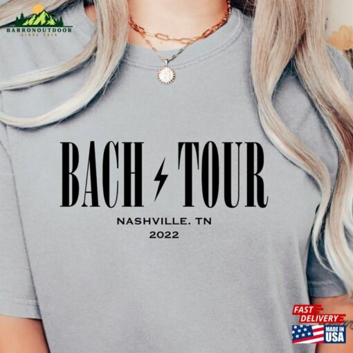 Bach Tour T Shirt Comfort Colors Unisex T-Shirt