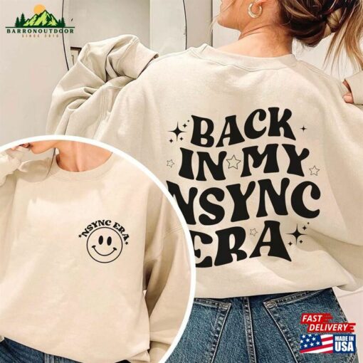 Back In My Nsync Era Shirt Vintage Boy Band 90S 2023 Hoodie Sweatshirt