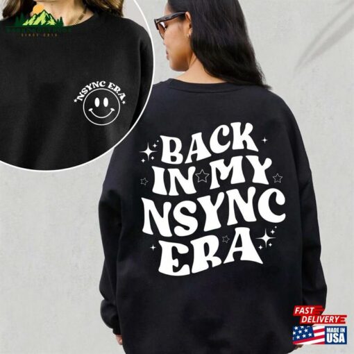 Back In My Nsync Era Shirt Vintage Boy Band 90S 2023 Hoodie Sweatshirt