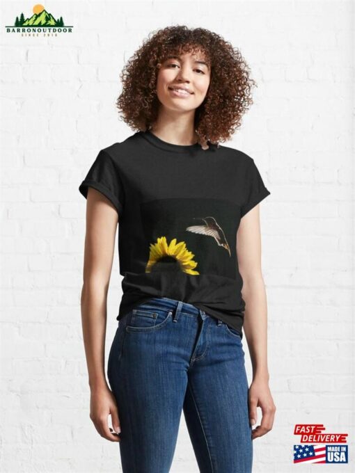 Backlit Hummingbird Classic T-Shirt