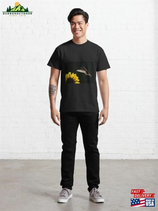 Backlit Hummingbird Classic T-Shirt