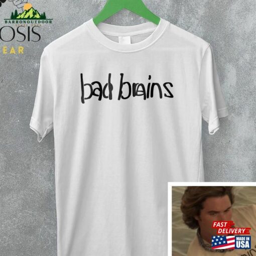 Bad Brains T-Shirt John B Outer Banks Inspired Graphic Tee Punk Rock Metal Band Hoodie Classic