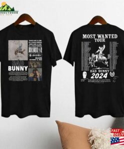 Bad Bunny 2024 Concert T-Shirt Most Wanted Tour Shirt Classic Sweatshirt Bad Bunny 2024 Concert T-Shirt Most Wanted Tour Shirt Classic Sweatshirt