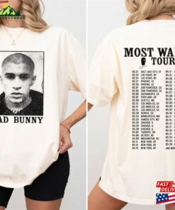 Bad Bunny Most Wanted Tour 2024 2 Sided Shirt Benito Album Merch Classic Sweatshirt 4