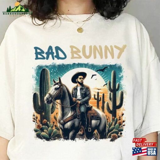 Bad Bunny Most Wanted Tour 2024 Shirt Graphic Merch Sweatshirt Classic