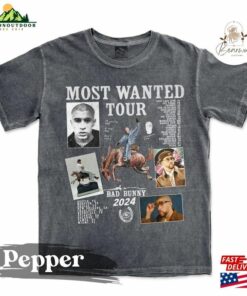 Bad Bunny Most Wanted Tour 2024 Shirt Nadie Sabe Merch Classic Unisex Bad Bunny Most Wanted Tour 2024 Shirt Nadie Sabe Merch Classic Unisex