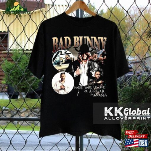 Bad Bunny Nadie Sabe Shirt Tour 2023 Tshirt Fan Outfit Sweatshirt Unisex T-Shirt