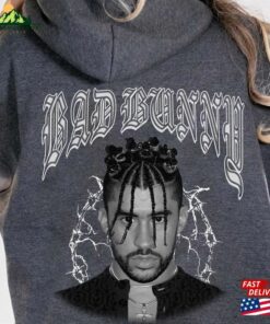 Bad Bunny Rap Graphic Retro Sweatshirt Hoodie Vintage 90S Bootleg Shirt Classic T-Shirt