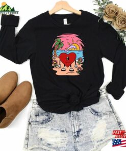 Bad Bunny T Shirt Long Short Sleeve Tour Shirt Sweatshirt Unisex 1