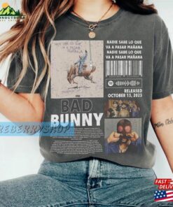 Bad Bunny Vintage 90S T-Shirt Bootleg Rap Shirt Most Wanted 2024 Tour Sweatshirt Hoodie