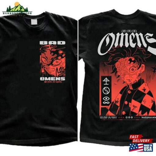 Bad Omen Band Fan Double Side T-Shirt 2023 Concert Tour Shirt Omens Sweatshirt