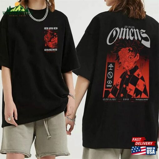 Bad Omen Band Fan Double Side T-Shirt 2023 Concert Tour Shirt Omens Sweatshirt Unisex