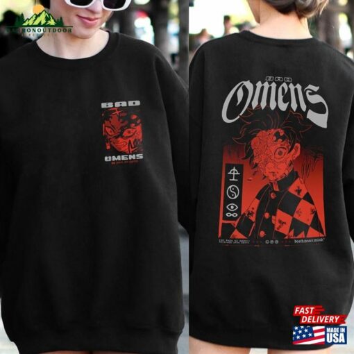 Bad Omen Band Fan Double Side T-Shirt 2023 Concert Tour Shirt Omens Sweatshirt Unisex