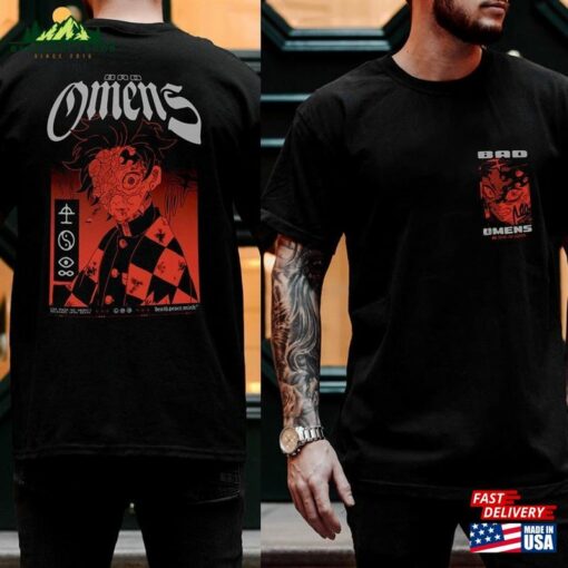 Bad Omen Band Fan Double Side T-Shirt 2023 Concert Tour Shirt Omens Sweatshirt Unisex