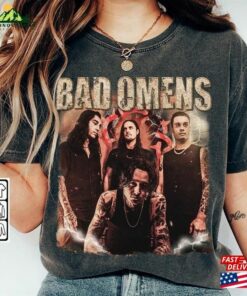 Bad Omen Band Fan Double Side T-Shirt 2023 Concert Tour Shirt Omens Unisex Classic