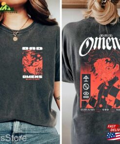 Bad Omen Band Fan Double Side T-Shirt 2023 Concert Tour Shirt Omens Unisex Sweatshirt Bad Omen Band Fan Double Side T-Shirt 2023 Concert Tour Shirt Omens Unisex Sweatshirt