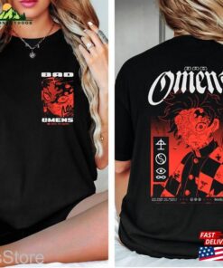 Bad Omen Band Fan Double Side T-Shirt 2023 Concert Tour Shirt Omens Unisex Sweatshirt 2 Bad Omen Band Fan Double Side T Shirt 2023 Concert Tour Shirt Omens Unisex Sweatshirt 3