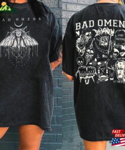 Bad Omen Tour 2023 Comfort Color Shirt Concert Rock Band Unisex Hoodie