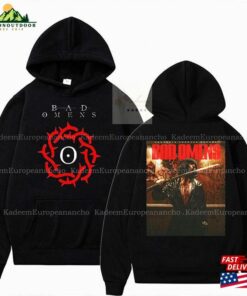Bad Omens 2Sided Shirt The Concrete Forever Tour 2023 T-Shirt Fade Reaper Hoodie Classic