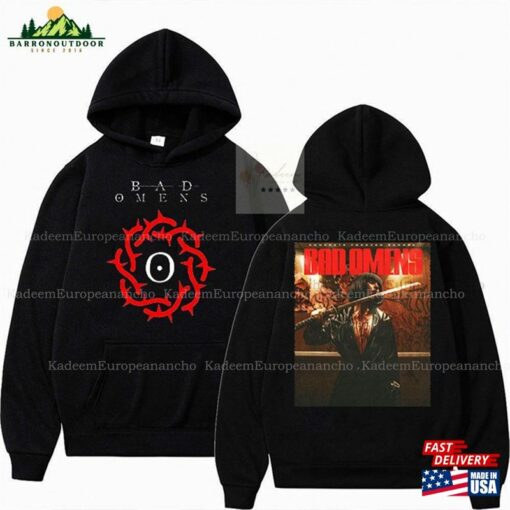 Bad Omens 2Sided Shirt The Concrete Forever Tour 2023 T-Shirt Fade Reaper Hoodie Classic