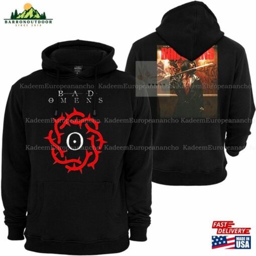 Bad Omens 2Sided Shirt The Concrete Forever Tour 2023 T-Shirt Fade Reaper Hoodie Classic