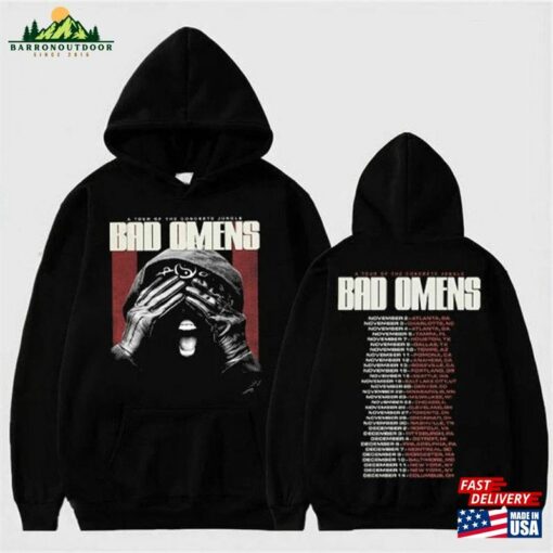 Bad Omens Band Concrete Jungle Tour 2023 Shirt Hoodie Unisex