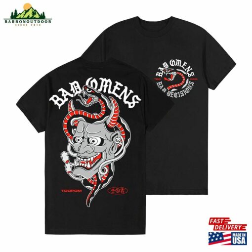 Bad Omens Band Hannya 2023 Shirt A Tour Of The Concrete Jungle 1 Classic T-Shirt