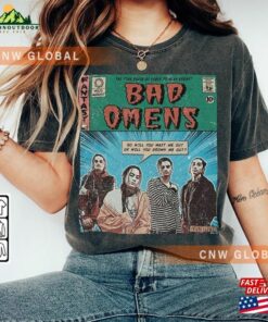 Bad Omens Comic Shirt 90S Vintage Merch Book Art The Death Of Peace Mind Album World Tour Ticket 2023 Graphic Unisex Tee V1 Sweatshirt Hoodie