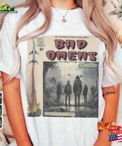 Bad Omens Comic Shirt 90S Vintage Merch Book Art The Death Of Peace Mind Album World Tour Ticket 2023 Graphic Unisex Tee V2 Sweatshirt