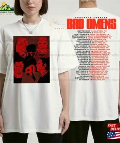 Bad Omens Concrete Forever Us Tour 2023 2Sided Shirt Fall T-Shirt Omen Band Fan Hoodie Unisex Sweatshirt