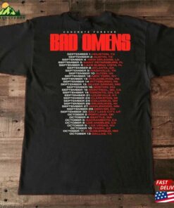Bad Omens Concrete Forever Us Tour 2023 T Shirt Concert Fall Hoodie 3