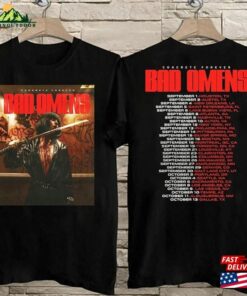 Bad Omens Concrete Forever Us Tour 2023 T-Shirt Fall Shirt Rock Band Concert Unisex Sweatshirt
