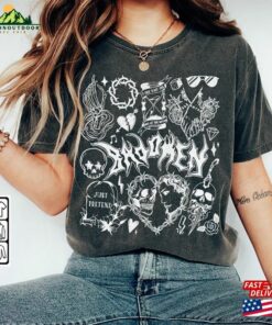 Bad Omens Doodle Art Shirt Retro Album Lyrics Sweatshirt Hoodie Tour 2023 Tattoo Da0806dt Unisex T Shirt 1