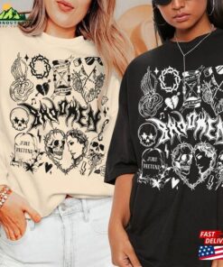 Bad Omens Doodle Art Shirt Retro Album Lyrics Sweatshirt Hoodie Tour 2023 Tattoo Da0806dt Unisex T-Shirt 1 Bad Omens Doodle Art Shirt Retro Album Lyrics Sweatshirt Hoodie Tour 2023 Tattoo Da0806dt Unisex T Shirt 2