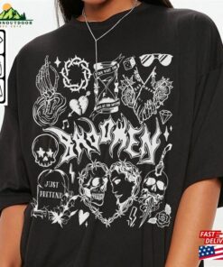 Bad Omens Doodle Art Shirt Retro Album Lyrics Sweatshirt Hoodie Tour 2023 Tattoo Da0806dt Unisex T-Shirt 2 Bad Omens Doodle Art Shirt Retro Album Lyrics Sweatshirt Hoodie Tour 2023 Tattoo Da0806dt Unisex T Shirt 3