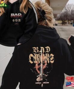 Bad Omens Hoodie Band Track List 2023 Merch The Concrete Forever Tour Wraith Tee Color Classic