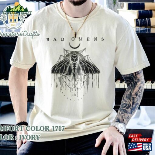 Bad Omens Moth Shirt Noah Sebastian Nick Folio Classic Unisex