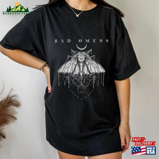 Bad Omens Moth T-Shirt Noah Sebastian Jolly Unisex