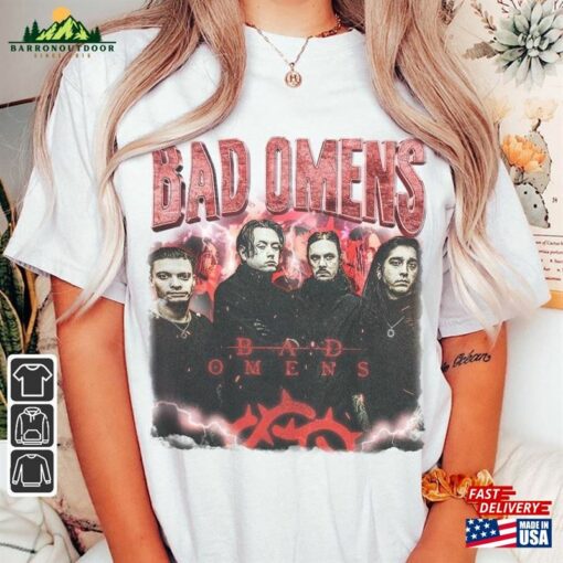 Bad Omens Music Shirt 90S Y2k Vintage Retro Bootleg T-Shirt Sweatshirt