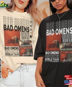 Bad Omens Music Shirt Sweatshirt Y2k 90S Merch Vintage Album The Death Of Peace Mind Tour 2023 Tickets Graphic Tee L806 Unisex
