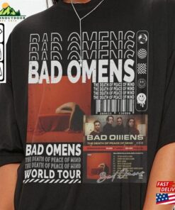 Bad Omens Music Shirt Sweatshirt Y2k 90S Merch Vintage Album The Death Of Peace Mind Tour 2023 Tickets Graphic Tee L806 Unisex 3 Bad Omens Music Shirt Sweatshirt Y2k 90S Merch Vintage Album The Death Of Peace Mind Tour 2023 Tickets Graphic Tee L806 Unisex 4